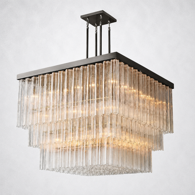 Signature Square Chandelier 45”