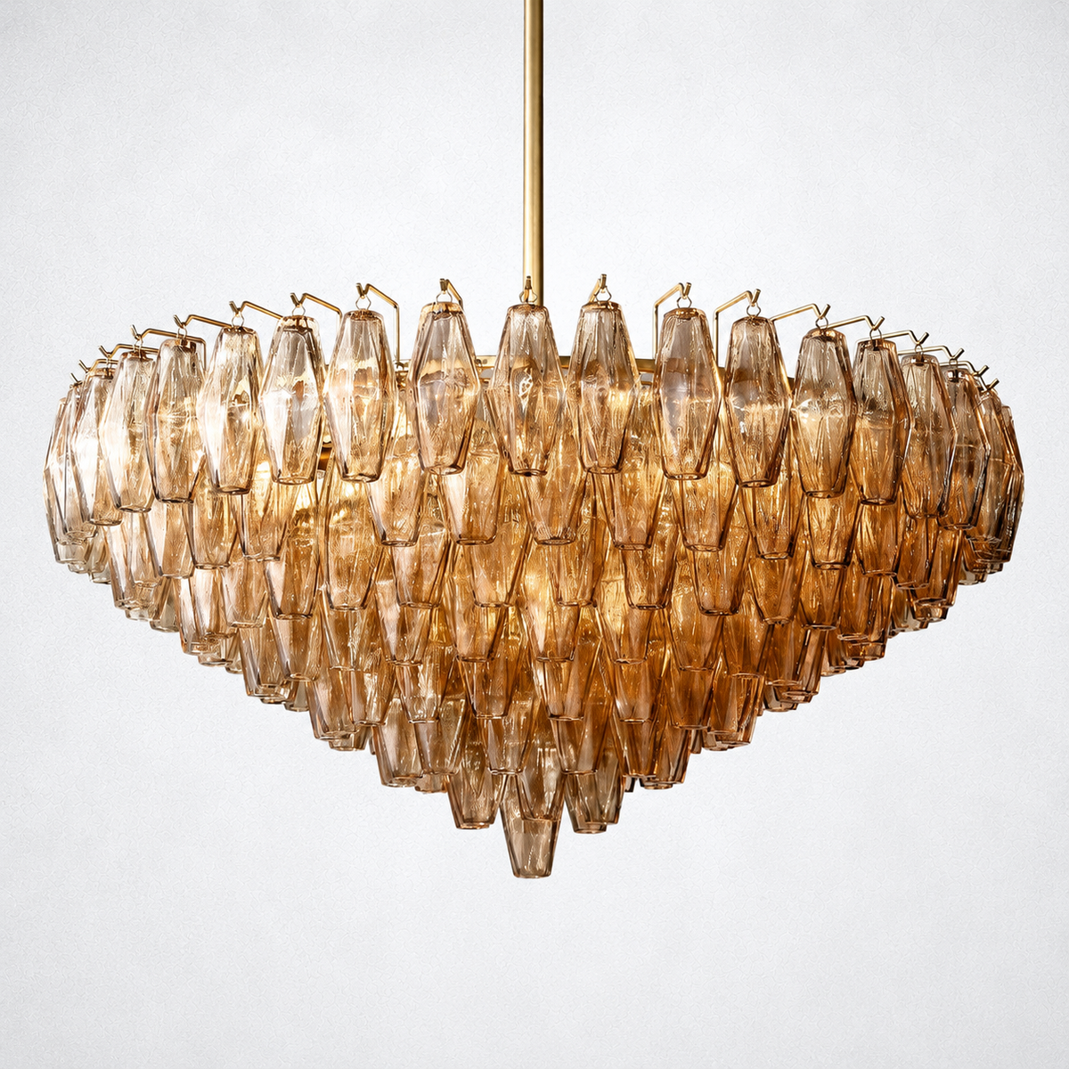 Skylark Crystal Square Chandelier 37"
