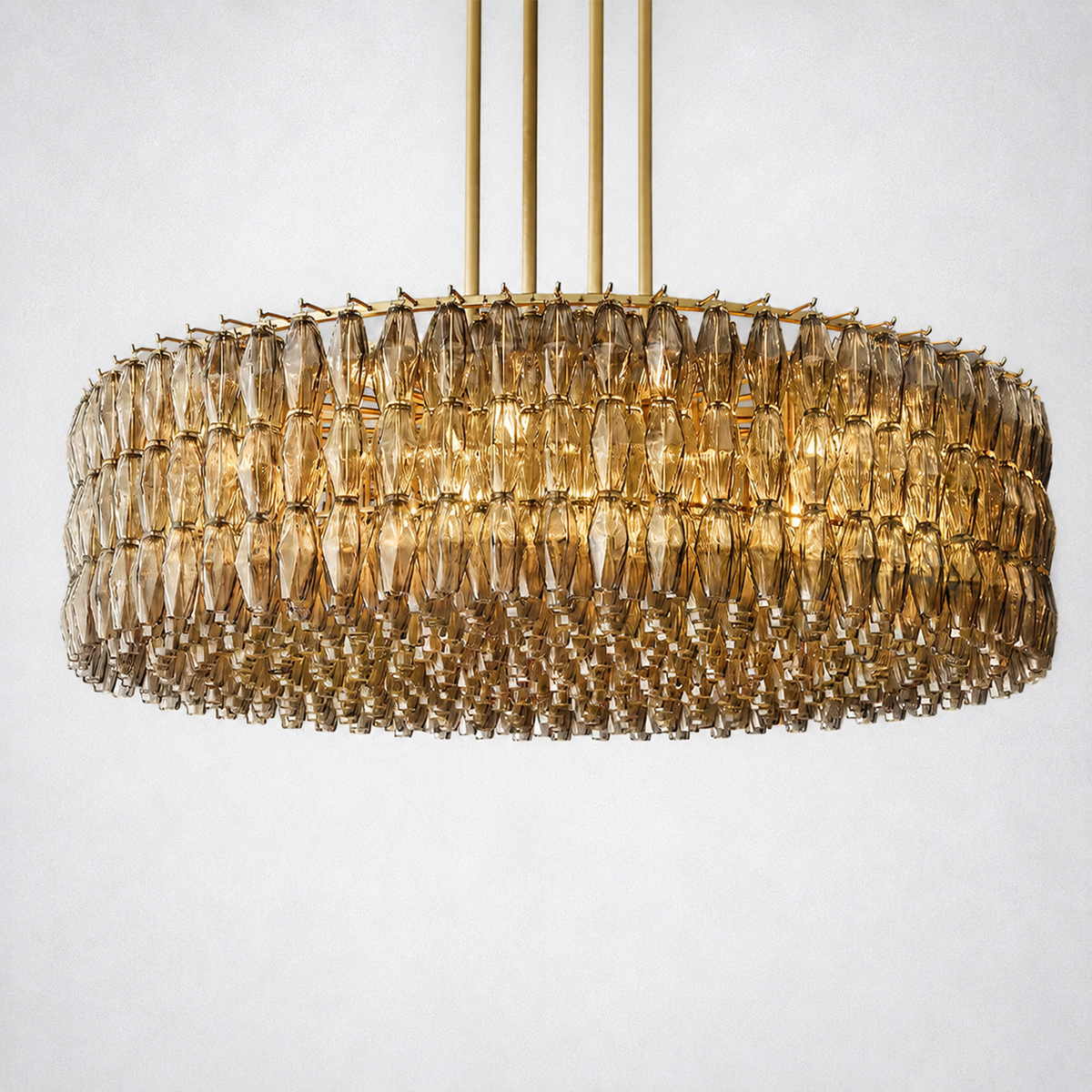 Skylark Crystal Round Chandelier 62"