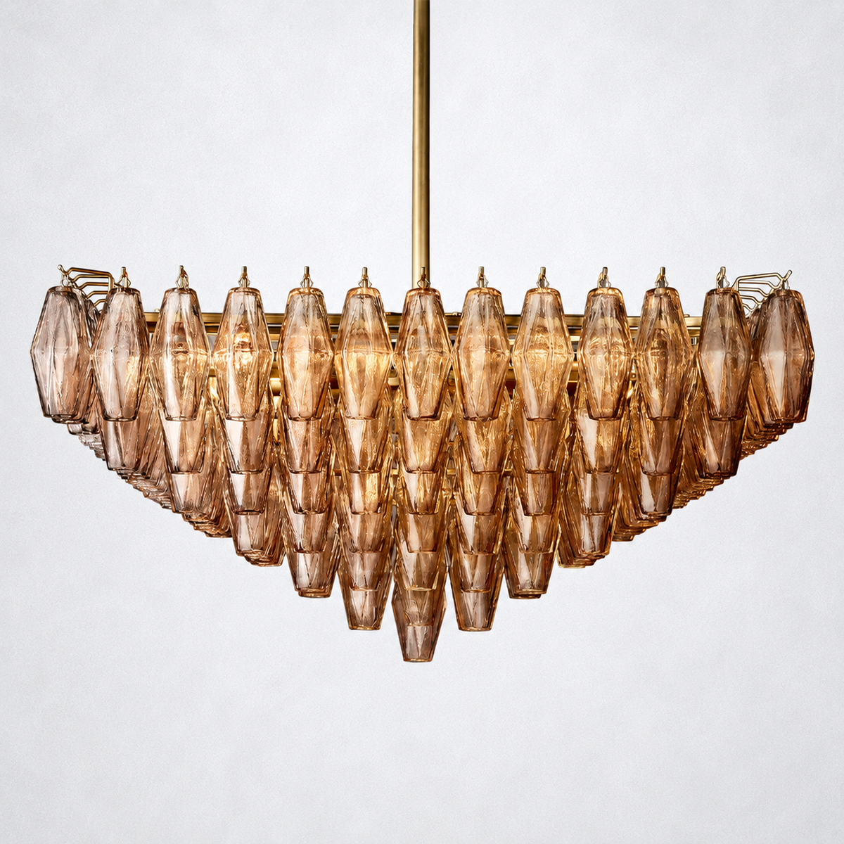 Skylark Crystal Square Chandelier 32"