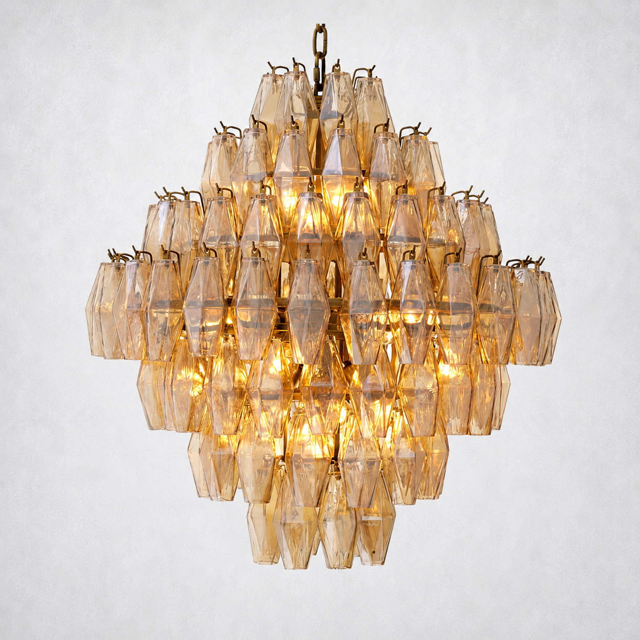 Skylark Glass Large Pndant Chandelier
