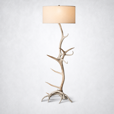 Moonlit Elk Antler Floor Lamp