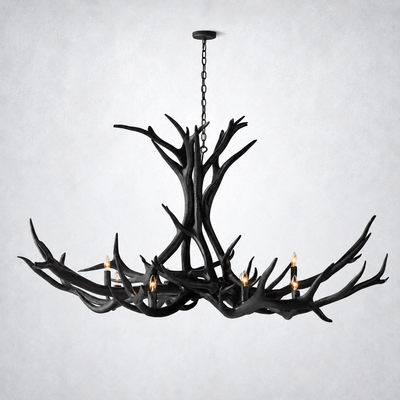 Moonlit Antler Chandelier 60"