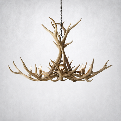 Moonlit Antler Chandelier 60"
