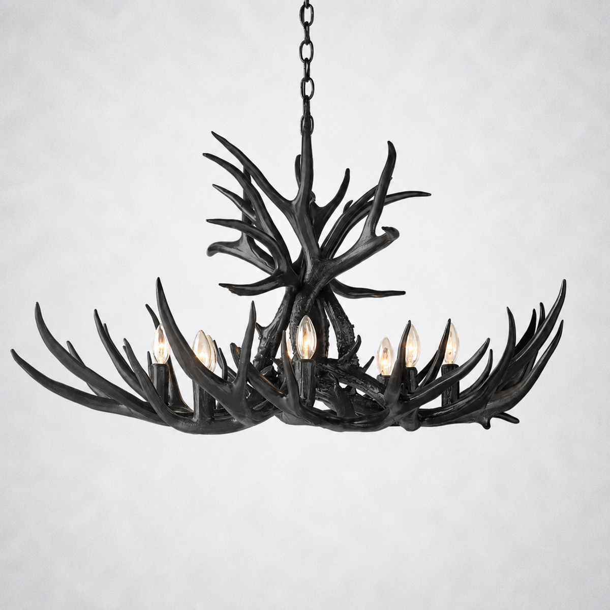 Moonlit Antler Chandelier 36"