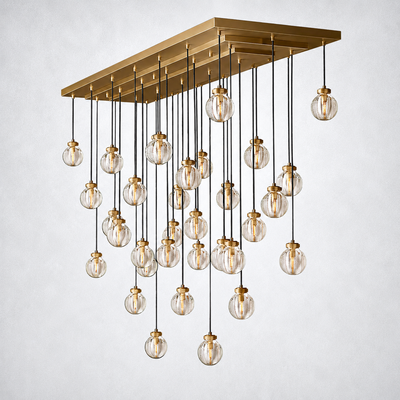 Liora Pearl Linear Chandelier 72"