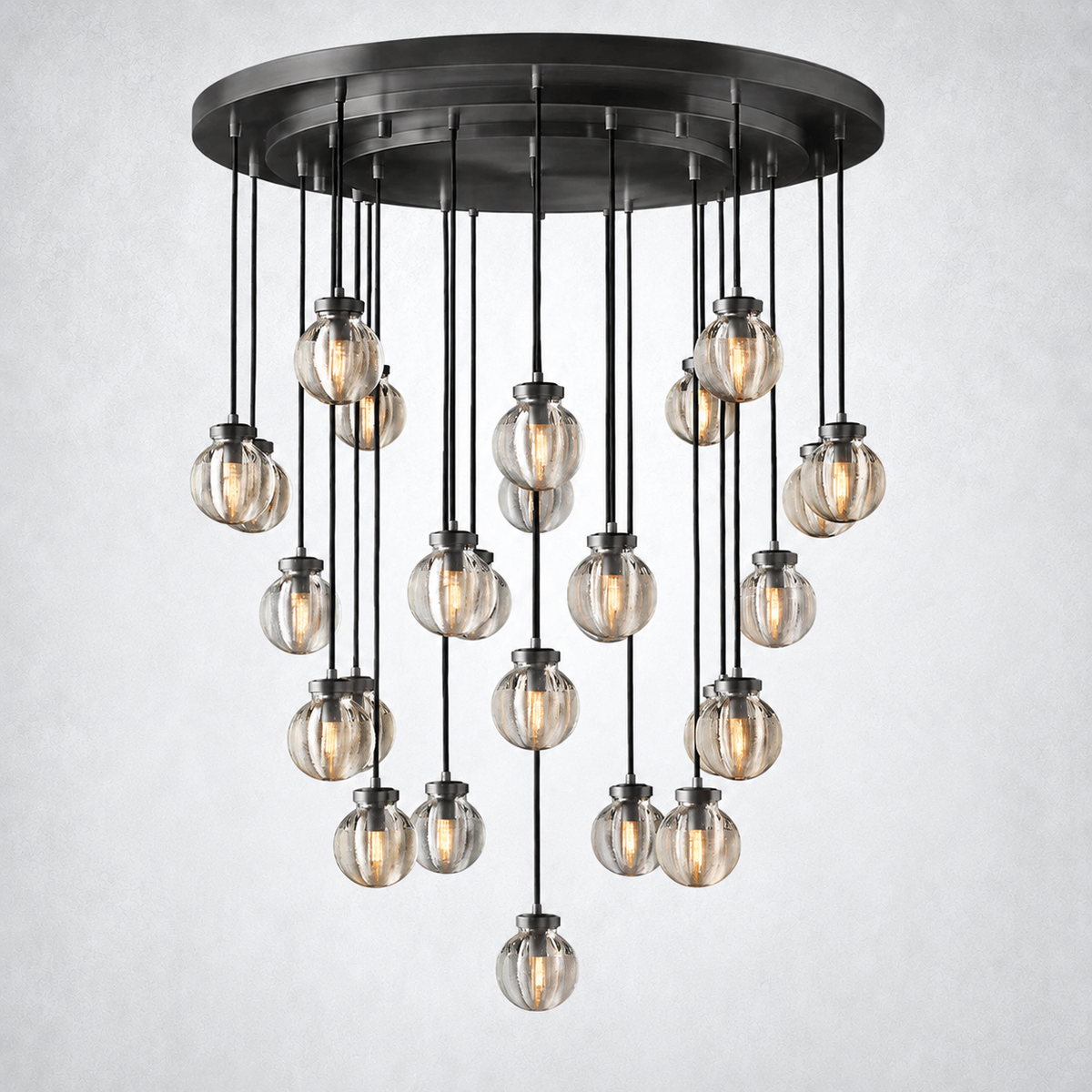 Liora Pearl Round Chandelier 38"
