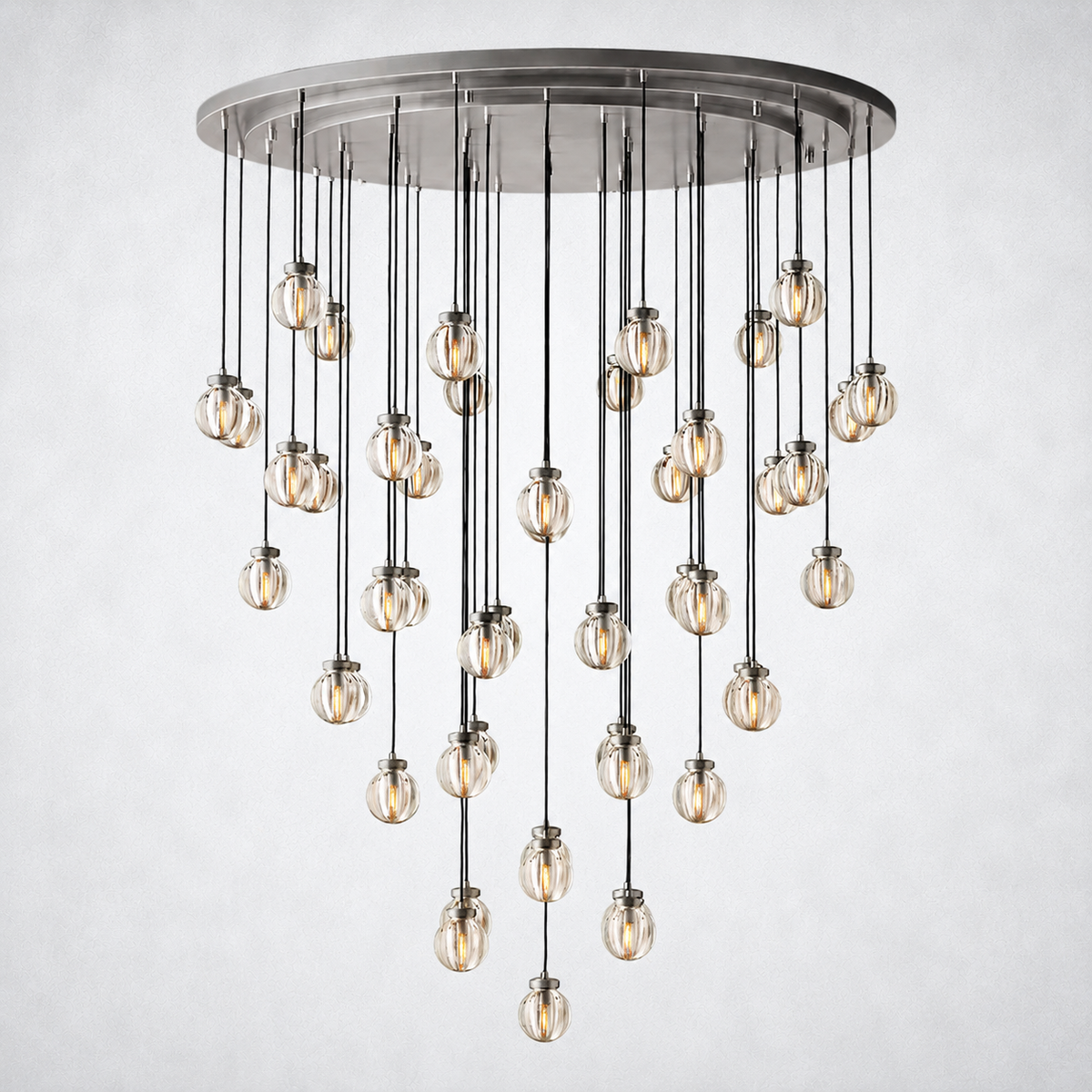 Liora Pearl Round Chandelier 60"