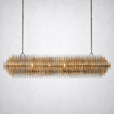 Tindra Rectangular Chandelier 54"