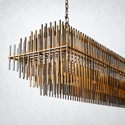 Tindra Rectangular Chandelier 54"