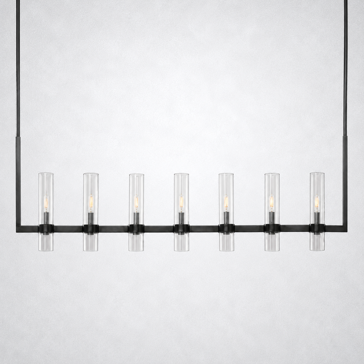 Summit Modern Fashion Glass Linear Chandelier 59''