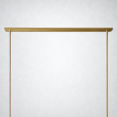 Summit Modern Fashion Glass Linear Chandelier 59''