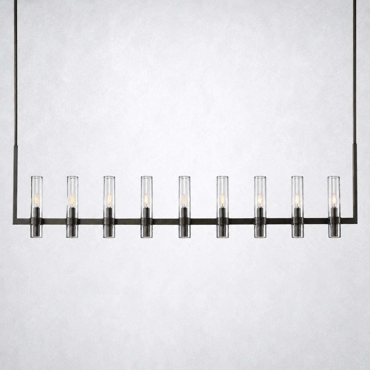 Summit Modern Fashion Glass Linear Chandelier 71''