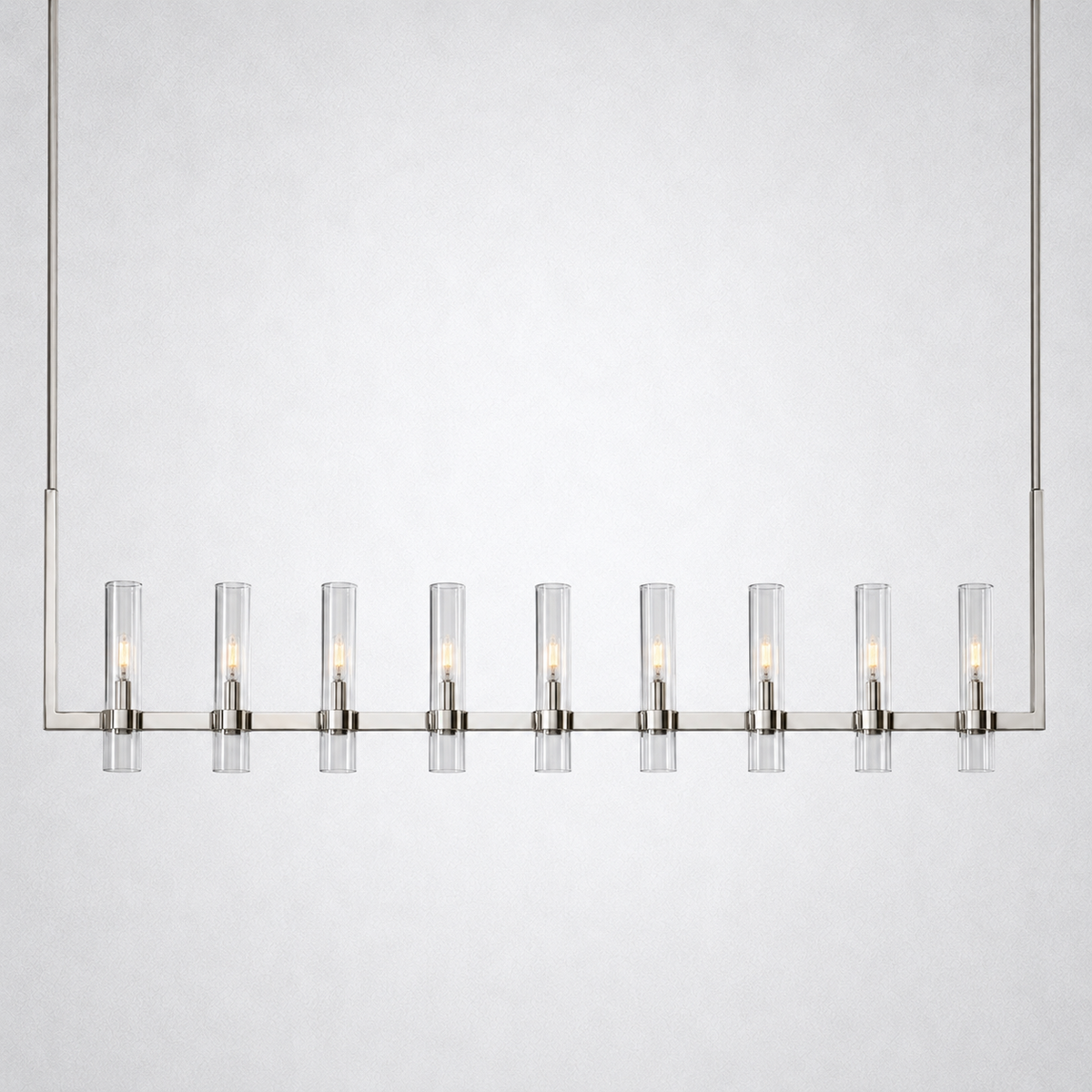 Summit Modern Fashion Glass Linear Chandelier 71''