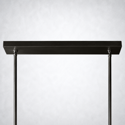 Meridian Cristal Double Linear Smoke Chandelier 60"
