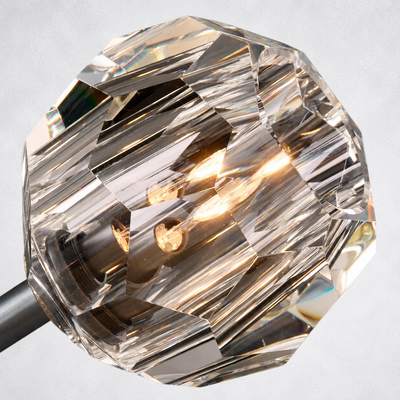 Meridian Cristal Linear Chandelier Clear 60"