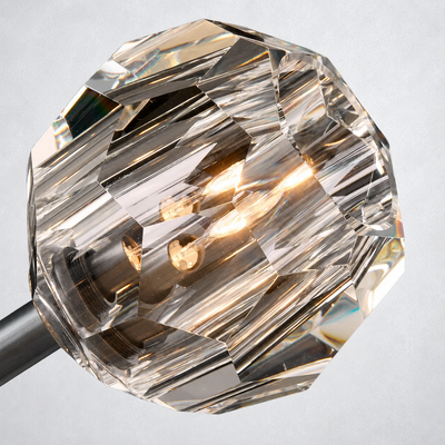 Meridian Crystal Cluster Chandelier 19"