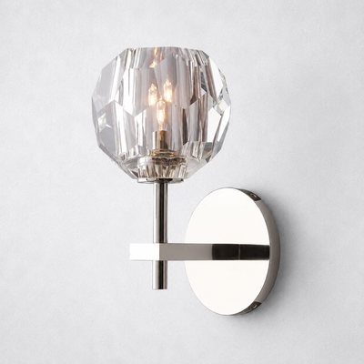 Meridian Clear Glass Sconce