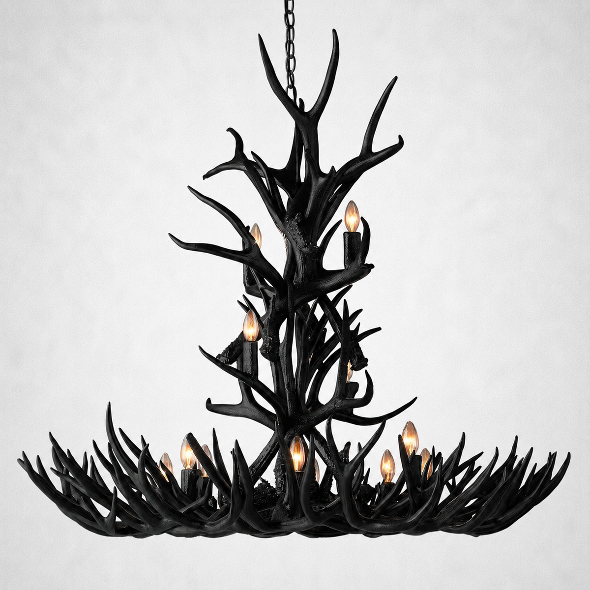 Moonlit Antler Chandelier 48"