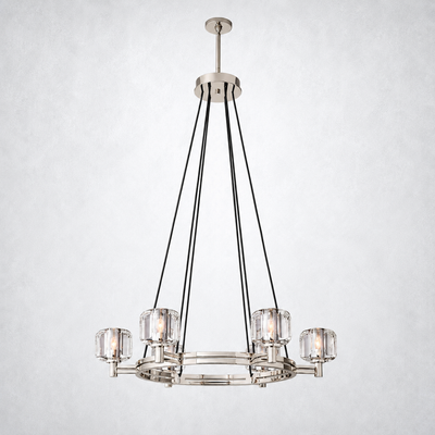 Amara Crystal Round Chandelier