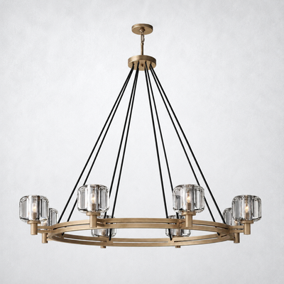 Amara Crystal Round Chandelier