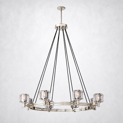 Amara Crystal Round Chandelier