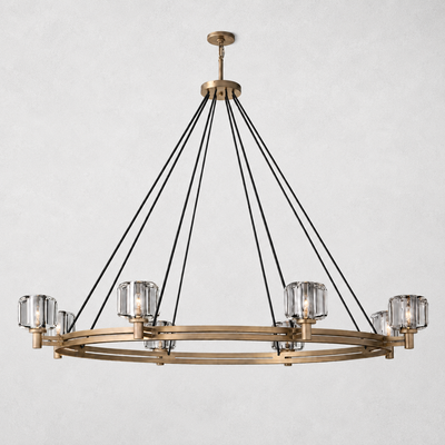 Amara Crystal Round Chandelier