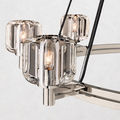 Amara Crystal Round Chandelier