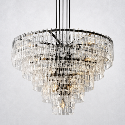 Riviera 5-Tier Round Chandelier 60"