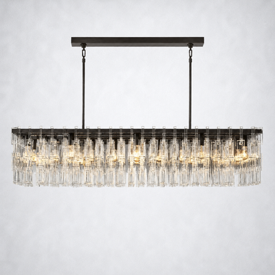 Riviera Rectangle Chandelier 60"