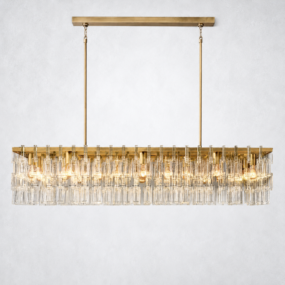 Riviera Rectangle Chandelier 60"