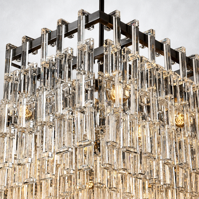 Riviera Rectangle Chandelier 60"