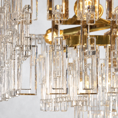 Riviera Rectangle Chandelier 60"