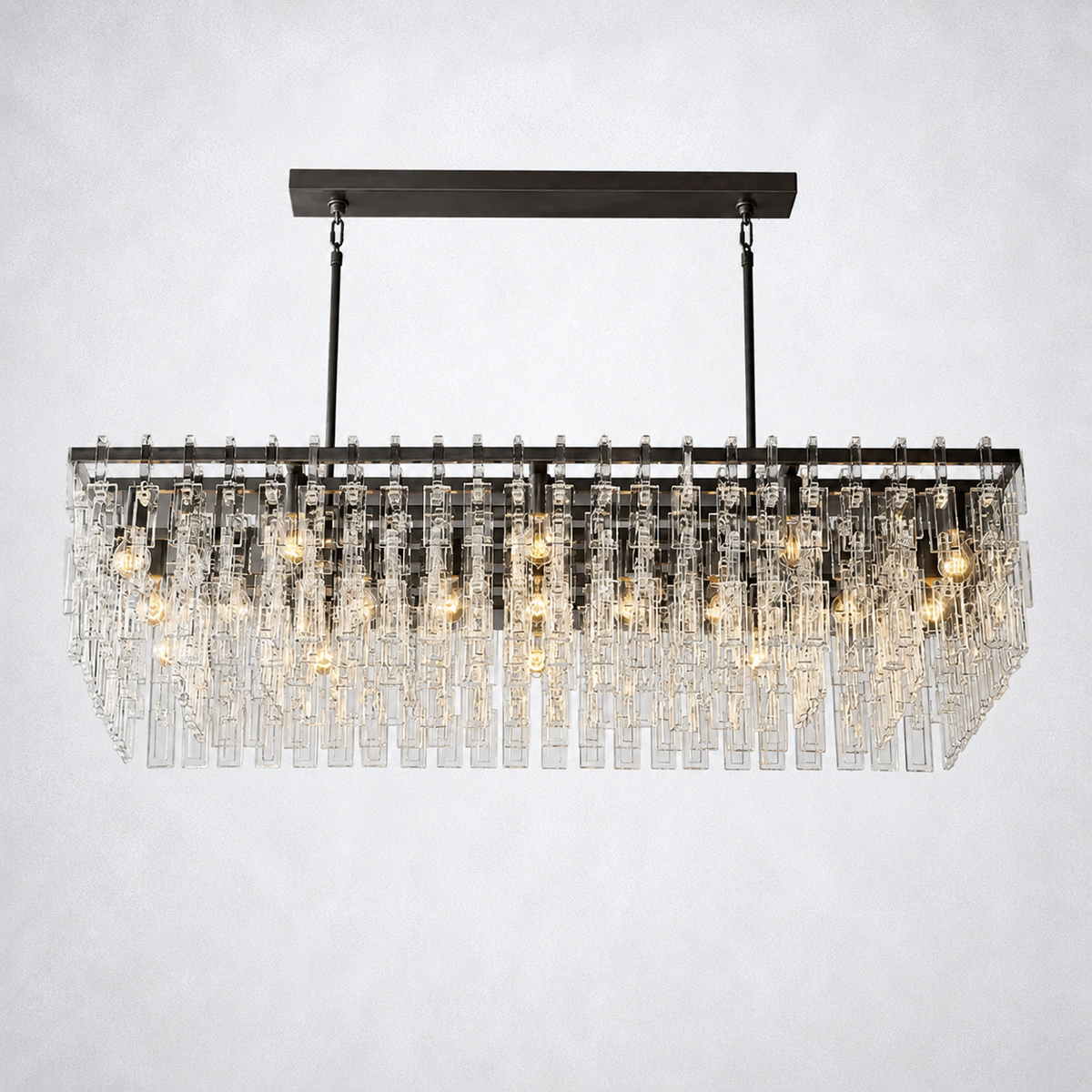 Riviera Rectangle Chandelier 60"