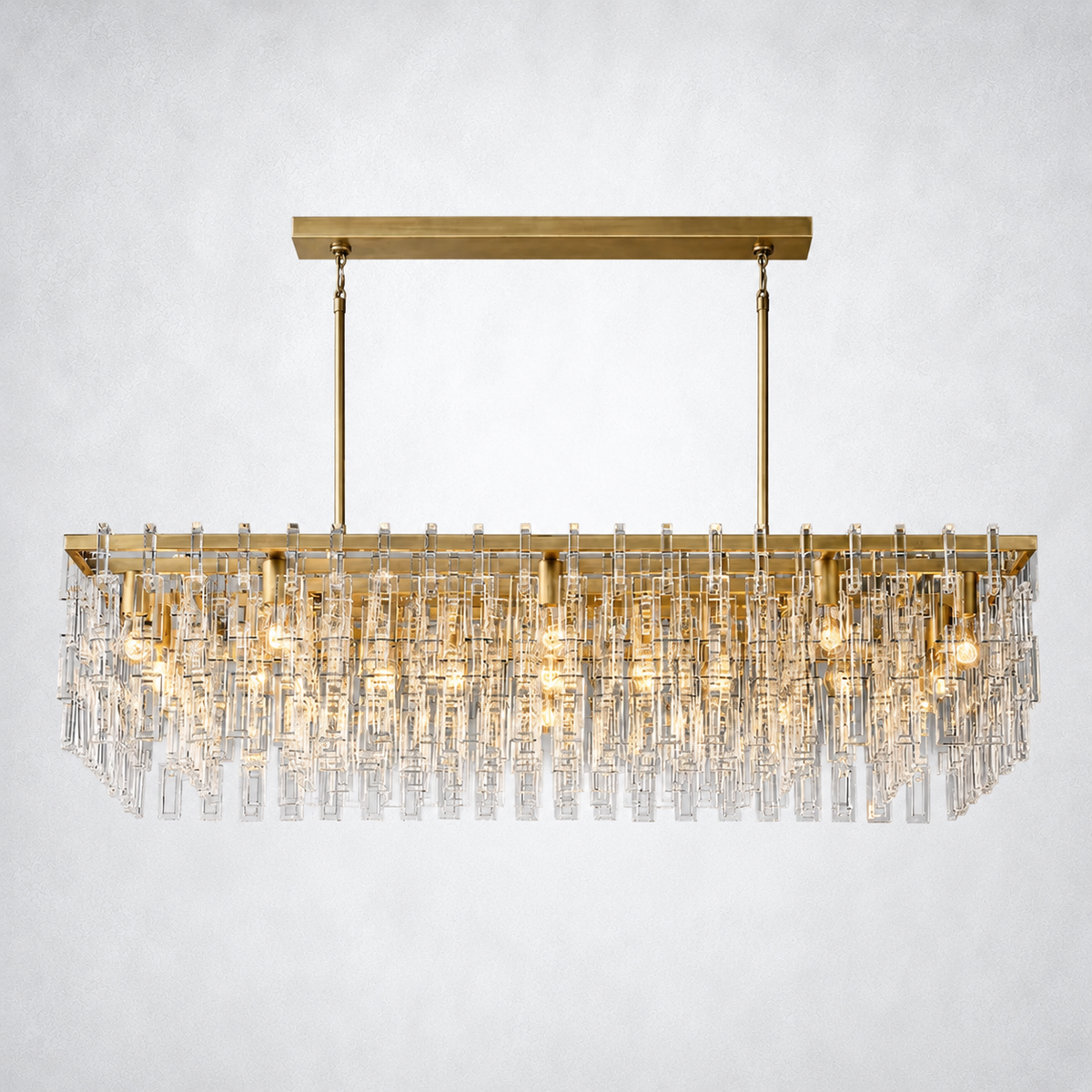 Riviera Rectangle Chandelier 60"