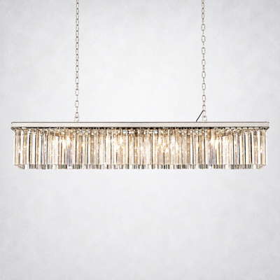 1920 Avelora Single Rectangular Chandelier