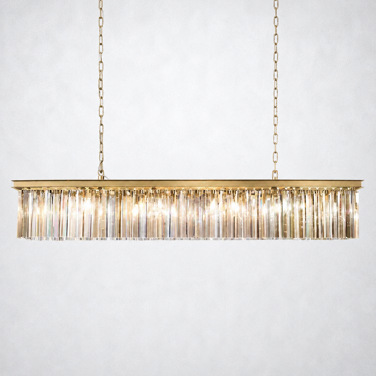 1920 Avelora Single Rectangular Chandelier