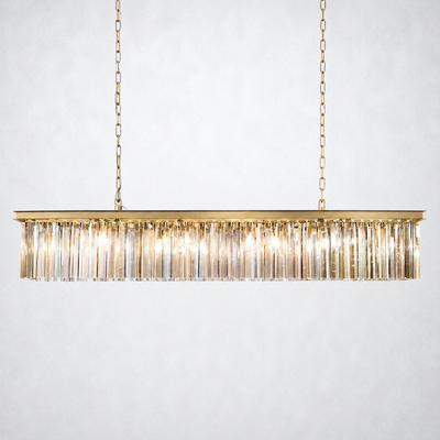 1920 Avelora Single Rectangular Chandelier