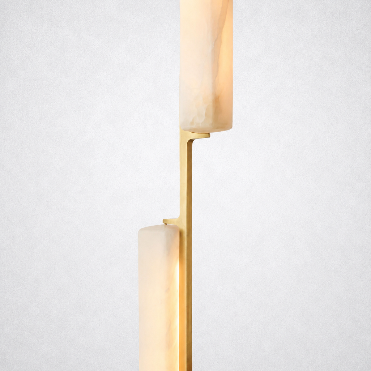 Sterling Alabaster Linear Chandelier 54"