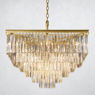 1920 Avelora Square Chandelier 34"