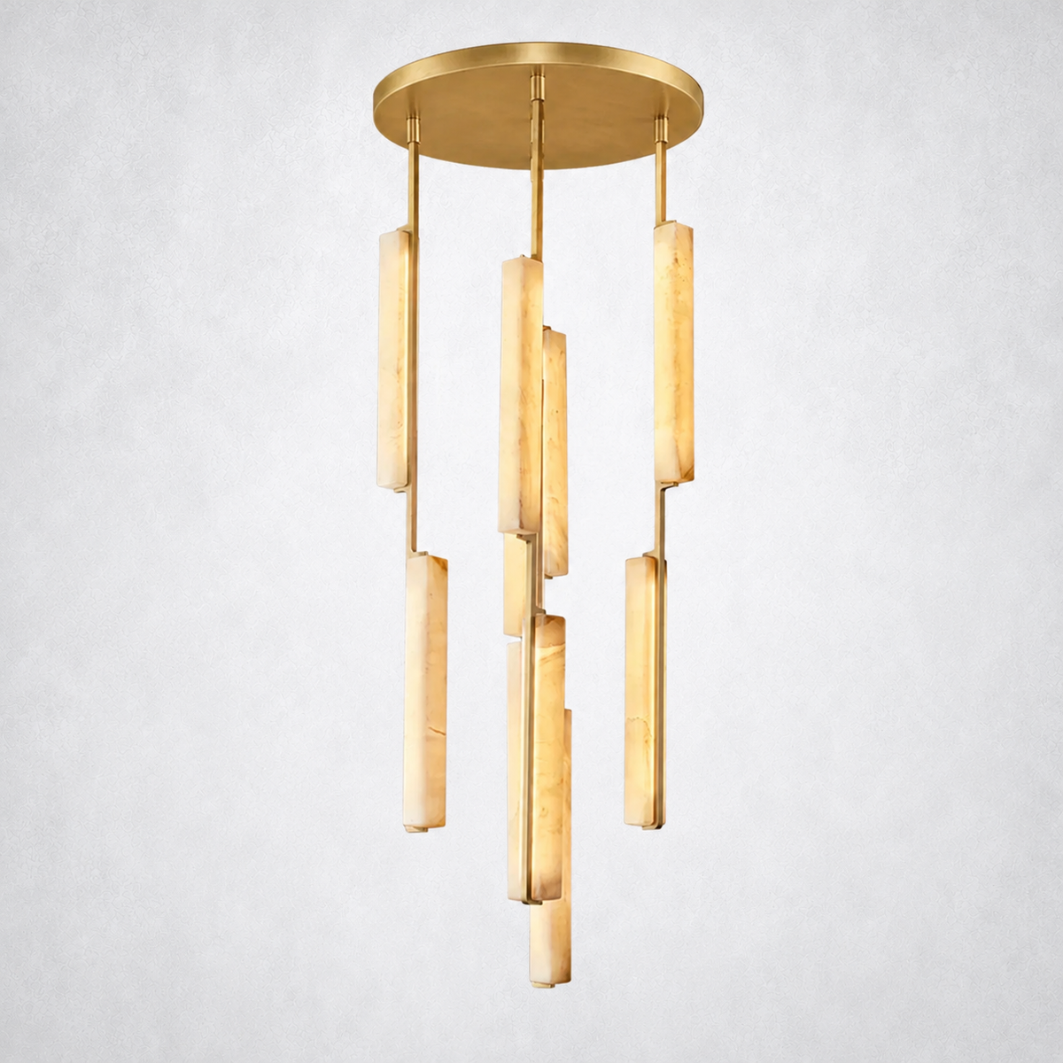 Sterling Alabaster Round Chandelier 24"