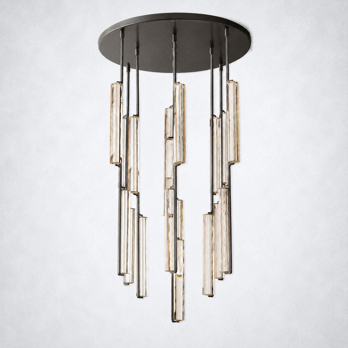 Sterling Round Chandelier 40"