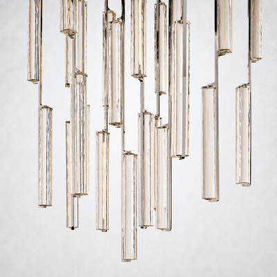 Sterling Round Chandelier 56"