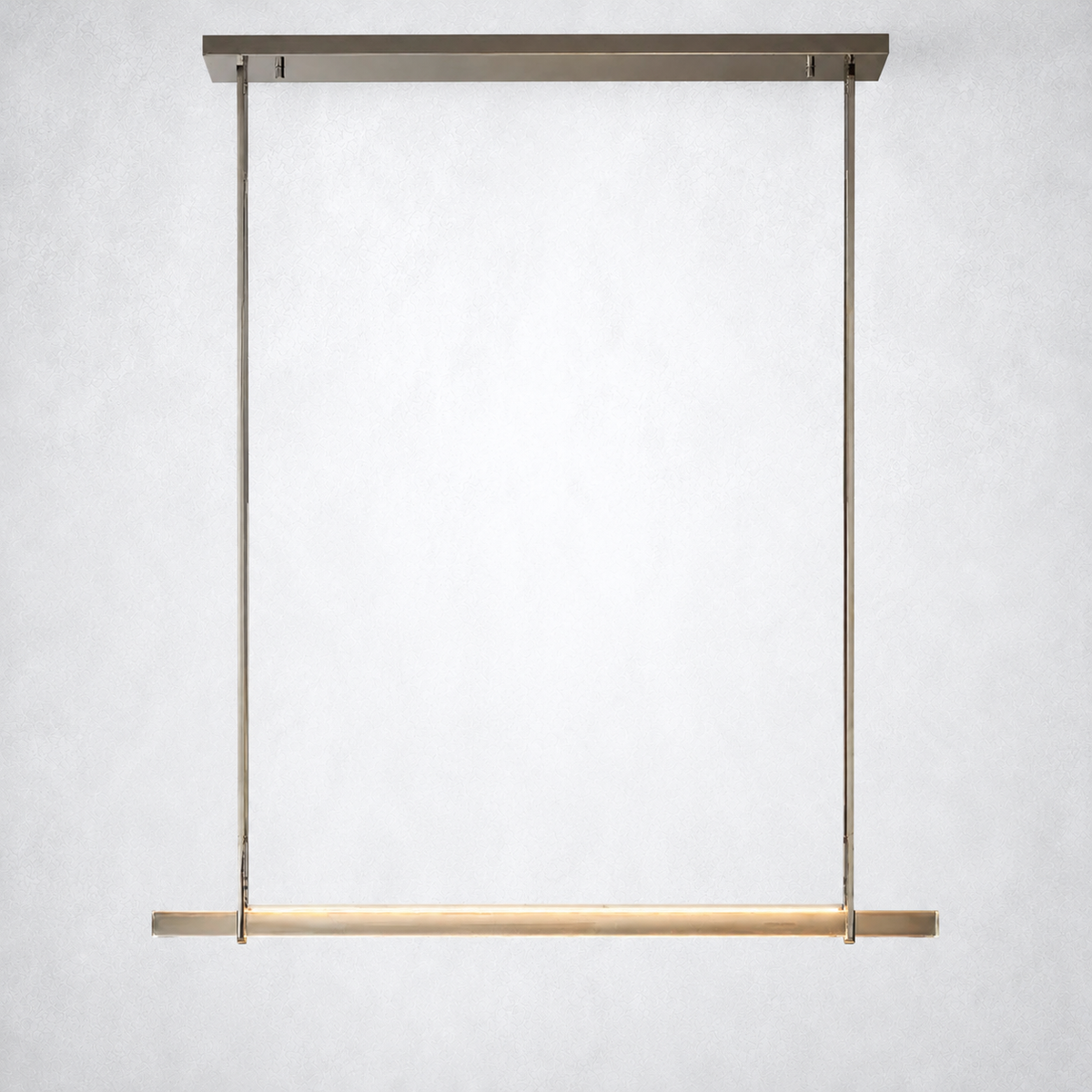 Sterling Single Bar Linear Chandelier 60"