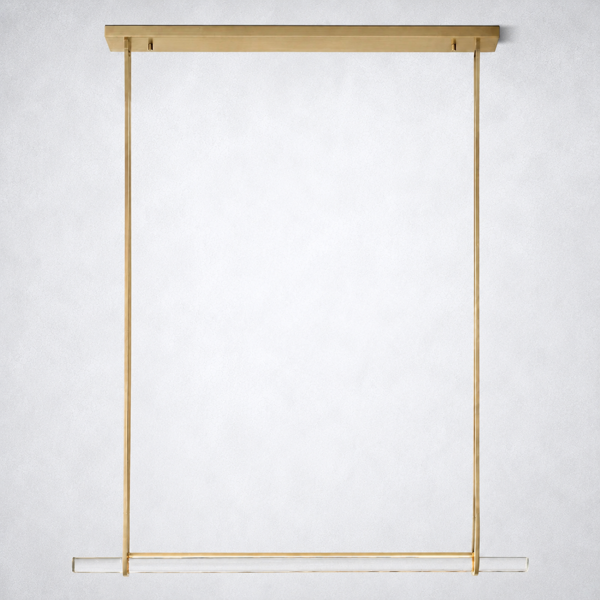Sterling Single Bar Linear Chandelier 60"