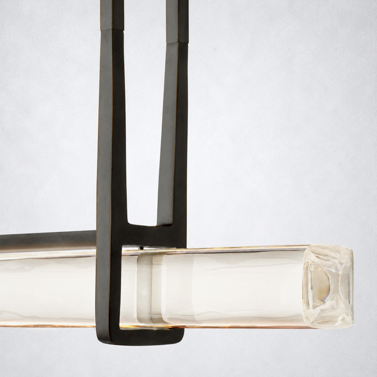 Sterling Single Bar Linear Chandelier 60"