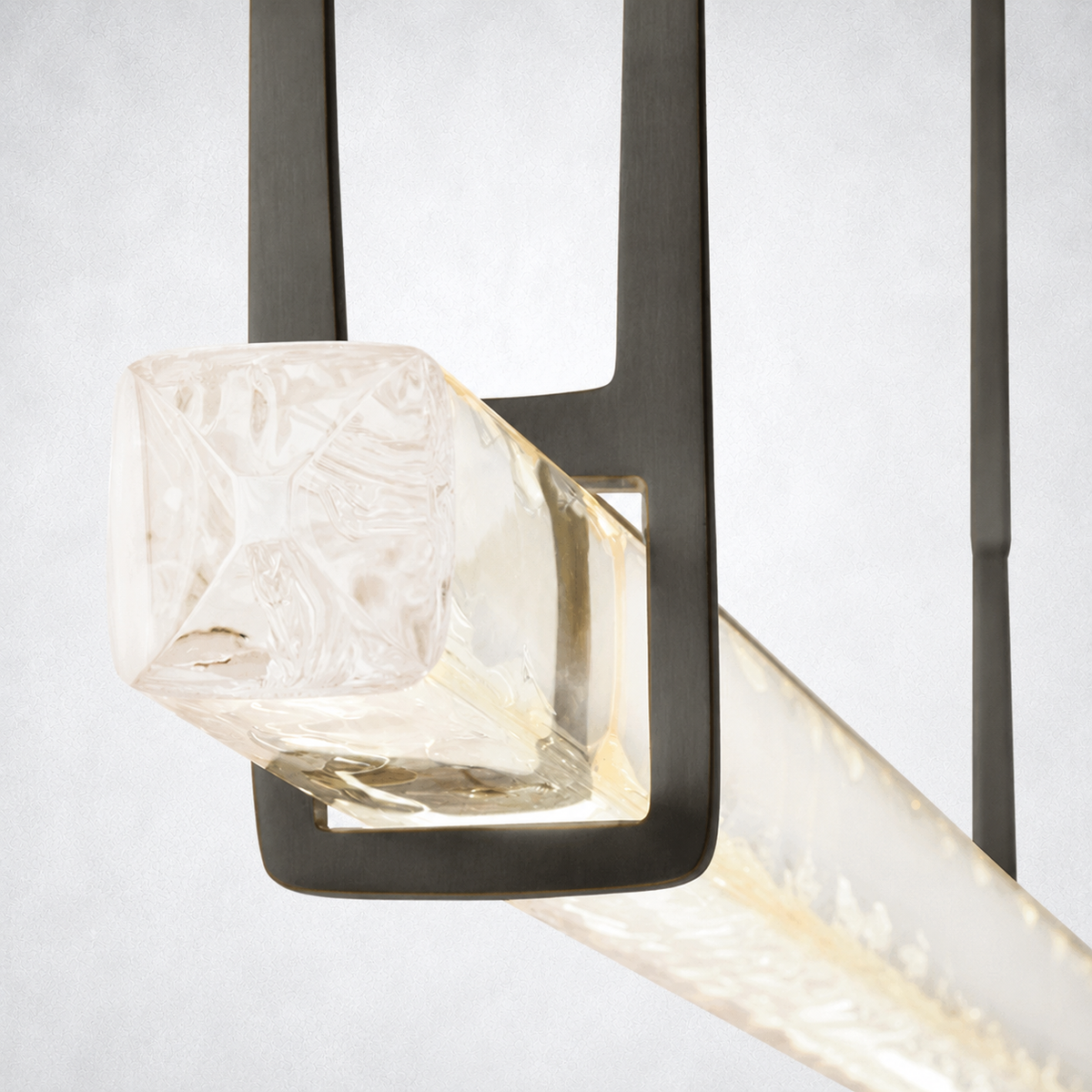 Sterling Single Bar Linear Chandelier 60"