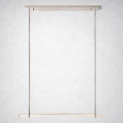 Sterling Single Bar Linear Chandelier 60"