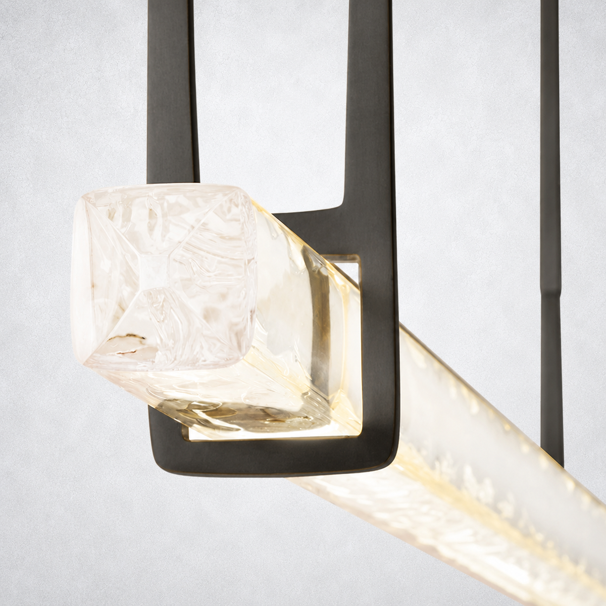 Sterling Single Bar Linear Chandelier 60"