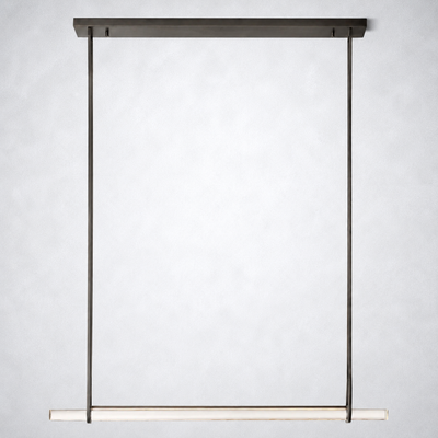 Sterling Single Bar Linear Chandelier 60"